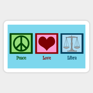 Peace Love Libra Sticker